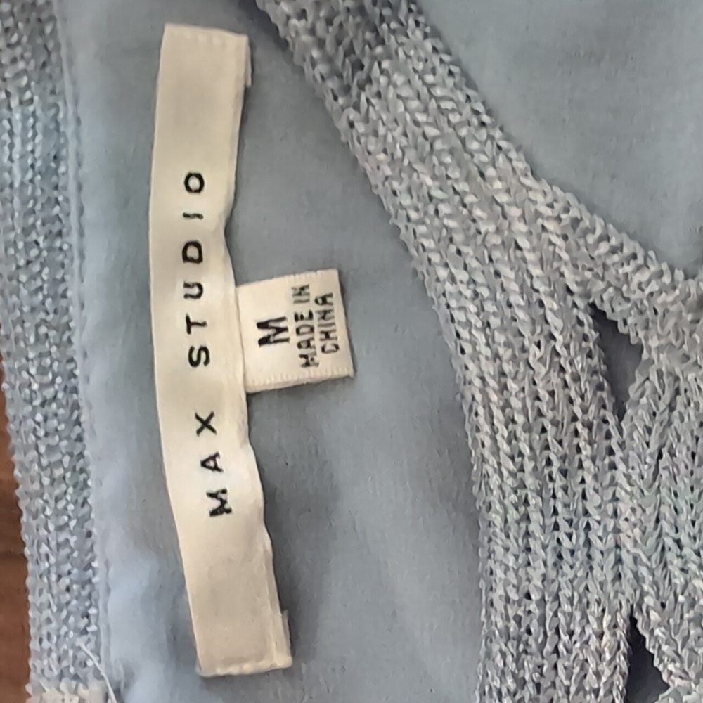 Max Studio/ Size Medium/ Light Blue - image 3